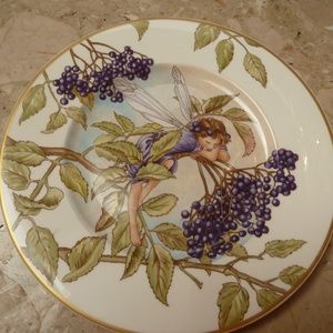 villeroy boch rare elderberry fairy plate